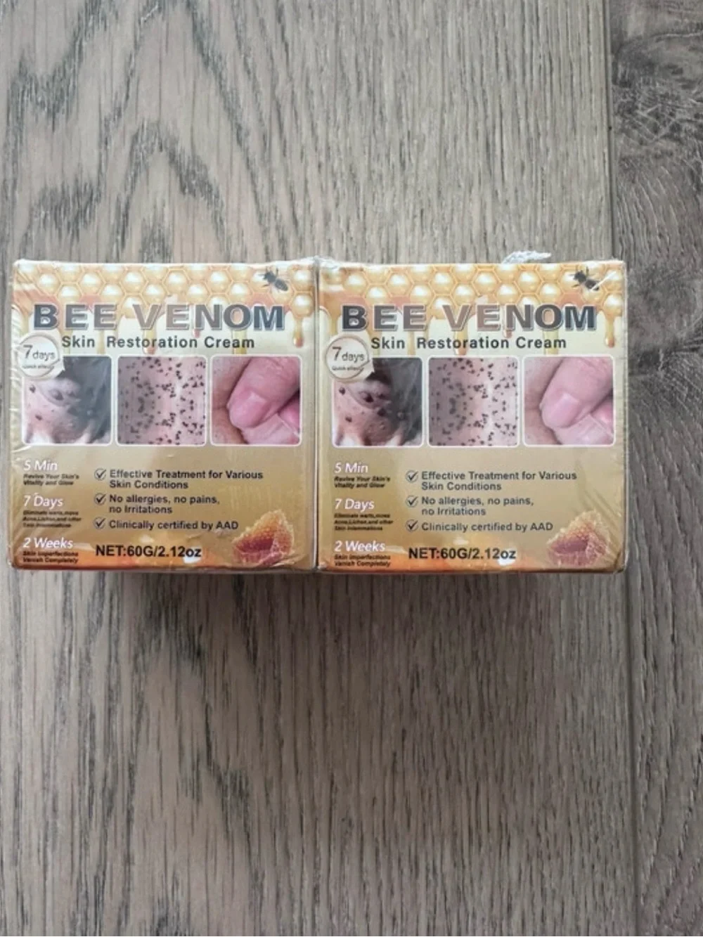 Bee Venom Skin Restoration Cream, Professional 2 pack